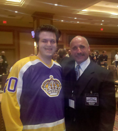 Miracle on Manchester hero and Radio color commentator Daryl Evans